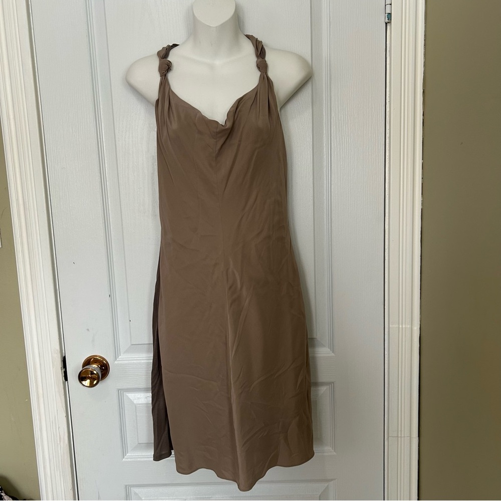 Banana Republic Taupe Sleeveless Dress Size 2 Women